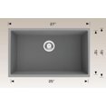 thumbnail image 1 of American Imaginations 27-in. W CSA Approved Coffee Kitchen Sink With 1 Bowl, 1 of 2