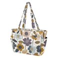 thumbnail image 2 of FORMRS Tote Bag for Women Quilted Large Capacity Travel Work Carry On Shoulder Handbag, Colorful Floral, 2 of 7