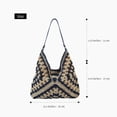 thumbnail image 5 of NANAHuang Straw Bags for Women, Trendy Woven Purse, Boho Summer Purses for Women , Large Hobo Everything Bag, 5 of 9