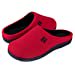 thumbnail image 3 of RockDove Chaussons en Mousse à Mémoire de Forme Bicolores pour Femmes, Taille 7-8 US Femmes, Rouge/noir, 3 of 10