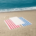 thumbnail image 3 of Mainstays Cabana Beige Striped Beach Towel, 58" x 28", Beige, 3 of 6