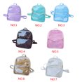 thumbnail image 3 of Minnieouse informal de moda para chicas y mujeres, transparente para adolescentes, bolsa de gelatina para estudiantes, bolsa de Carteras azul, 3 of 6