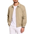 thumbnail image 5 of Windbreaker Jackets for Men Casual Golf Jacket Lightweight Water Resistant Coat Jacket with Pocket Full Zip Collared Daily Wear Beige S, 5 of 8