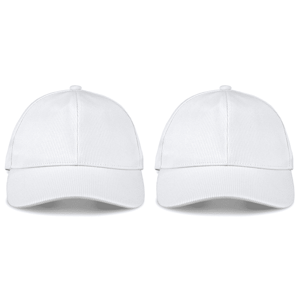 Sombreros LED de béisbol brillantes de fibra óptica con 7 colores para fiesta nocturna (blanco) Likrtyny Para estrenar