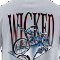thumbnail image 4 of Rollin Hard men's Wicked Bike athletic heather classic fit front and back print graphic tee shirt, 4 of 5