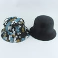 thumbnail image 3 of CoCopeaunts Cotton Bucket Hats for Men Vintage Graffiti Painted Summer Quick Dry Bucket Cap Anti-Ultraviolet Fisherman Hat, 3 of 8