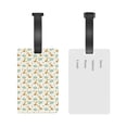 thumbnail image 5 of Kdxio Giraffe And Elephant Luggage Tags Privacy Cover ID Label Suitcase Tags Identifiers For School Bags,Suitcases, 5 of 7