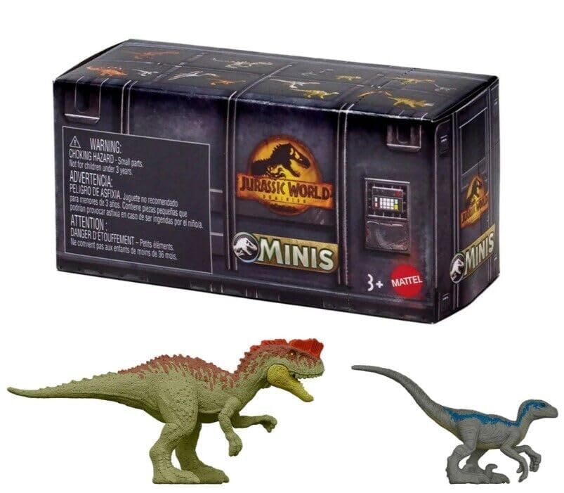 Jurassic World Dominion Minis Surprise Pack Box (Pack of 3)