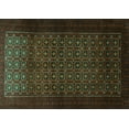 thumbnail image 1 of Ahgly Company Indoor Rectangle Persian Turquoise Blue Traditional Area Rugs, 2' x 3', 1 of 4