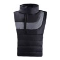 thumbnail image 2 of Chaleco de invierno para motocicleta, ropa reflectante a prueba , chaqueta Unisex, cubierta térmica para el cuello, chaleco térmico para cicl BLESIY chaleco cálido de invierno, 2 of 7