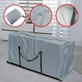 thumbnail image 2 of stanreset Artificial Christmas Tree Storage Bag tree bags storage halloween Holiday Tree Case Gray 173x76x51cm, 2 of 8