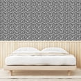 thumbnail image 4 of Ambesonne Music Peel & Stick Wallpaper for Home, Fun Notes Circular Hoops, 13"x72", Black White, 4 of 6