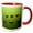 Red/White, variant on , Zenu Gold Museum, 11oz Two-tone Red Mug