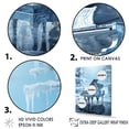 thumbnail image 3 of Designart "Frozen Forte Of The Winter Piano" Music Floater Framed Wall Art Prints, 3 of 5