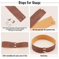thumbnail image 2 of 200Pcs 4 Color Brass Belt Staples Claps 8x5mm Rectangle Metal Leather Staples Leather Button, 2 of 5