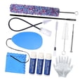 thumbnail image 3 of Juego de mantenimiento del kit de limpieza de clarinetes, pasta de corcho, kit de cuidado de guantes Sax Cleaner para flauta de profesional, 3 of 9