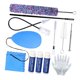 thumbnail image 3 of Kit de limpieza de clarinete Mantenimiento de mantenimiento de pasta de corcho, guantes, boquilla cepillos kit de cuidado de cuidado de saxo para, 3 of 8