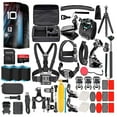 thumbnail image 1 of GoPro HERO10 (HERO 10) - Action Camera + 64GB Card, 50 Piece Accessory Kit and 2 Batteries, 1 of 8