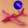 thumbnail image 6 of Electric Airplane Toy Foam Throwing Glider Plane Rechargeable Summer Outdoor Garden Flying Gadget Game for Boys Girls LED Light Up Flying Aircraft 2PCS, 6 of 8