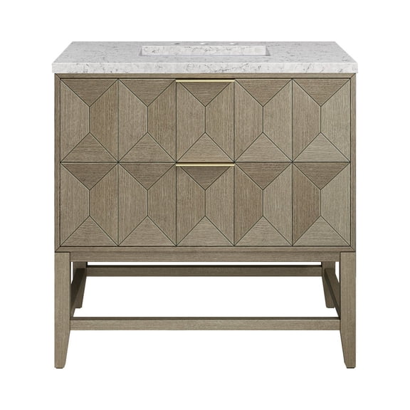 James Martin Vanities D100-V36-3Ejp Emmeline 36" Free Standing Single Basin Ash Wood