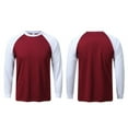 thumbnail image 3 of Mlzmgr Plus Size Sports Shirts Men L-5XL Long Sleeve Crewneck Pullover Mens Shirts Gym Workout Tops for Men, 3 of 3