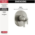 thumbnail image 2 of Delta T17035-SS Saylor Monitor 17 Series Dual Function Pressure Balanced Valve Trim Only -, 2 of 6