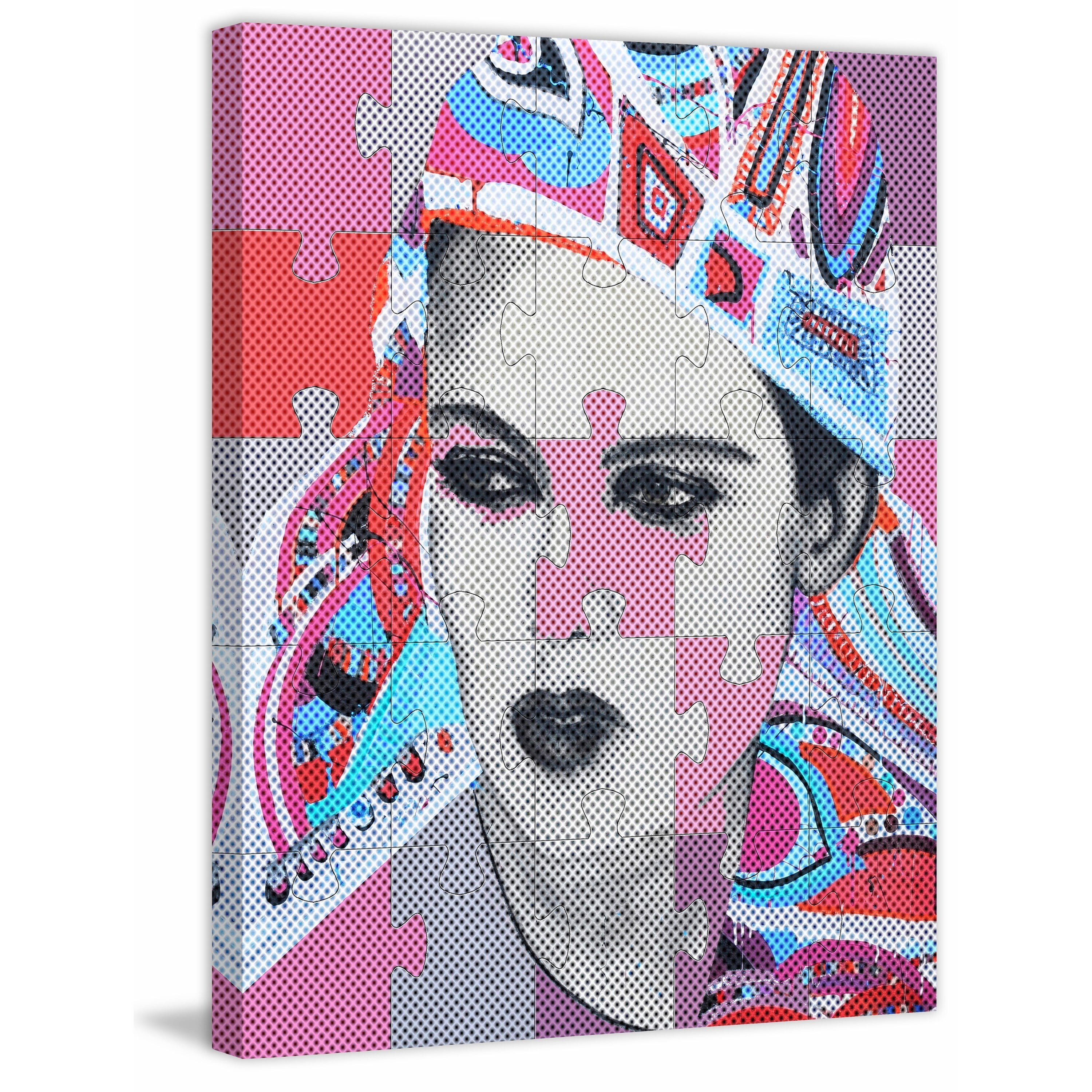 Pensive Beauty Painting Print on Wrapped Canvas