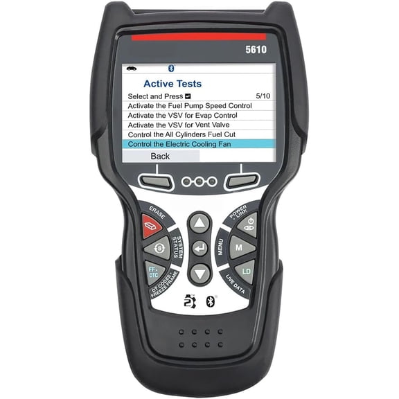 5610 OBD2 Bidirectional Scan Tool, Professional Automotive Diagnostic Scanner with Live Data, ABS SRS Transmission Diagnostics, Active Tests, Special Reset Functions, Free Updates, 3.5" Screen