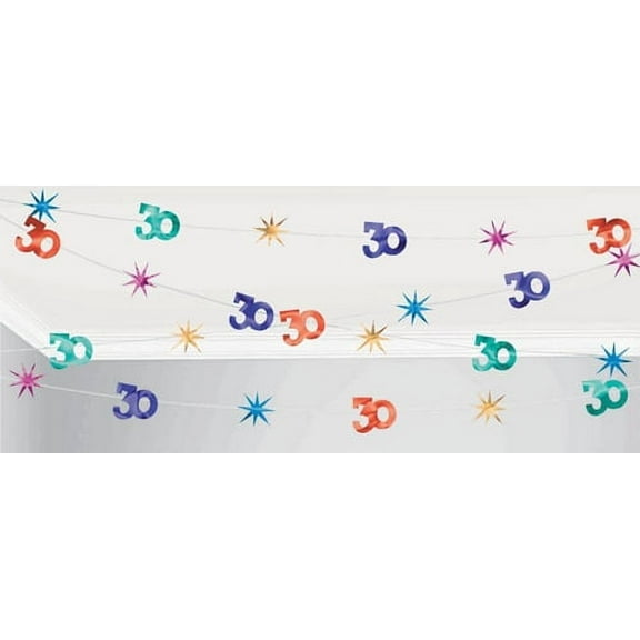 Over the Hill 30th Birthday String Decoration (1ct)