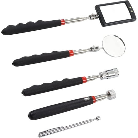 

Telescoping Magnetic Pick Up Tool 10lb 8lb 1.5lb Shockproof Bright Light 5 Pcs Magnetic Pickup Tool Set for Home