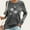 Gray, variant on Women Round Neck Long Sleeve T-Shirt Autumn Printing Blouse Tops Sweatshirt Fall Clothes for 2022 Spring Winter