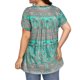 thumbnail image 5 of Tops Para Mujer Blusa Casual Elegante Camiseta de Manga Corta Con Estampado Sólido Con Cuello en V Causal de Moda Odeerbi  ODB161094, 5 of 5