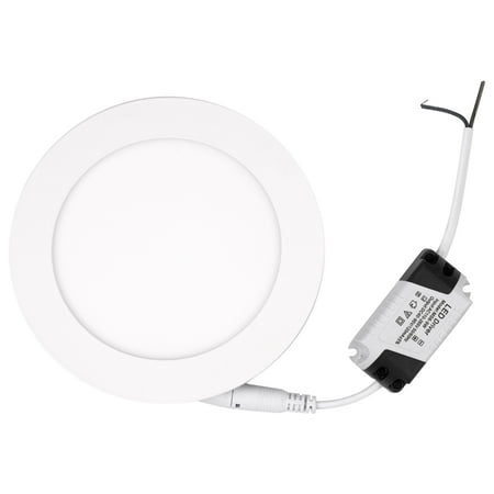 

LED Panel Light Ultra Thin Ceiling Recessed Grid Downlight Lamp Round Panel Light Round LED Spot Light AC220V Cool White 9W