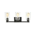 thumbnail image 2 of Lighting MERCY Contemporary 3 Light Rubbed Bronze Bath Vanity Fixture 22" Width, 2 of 7