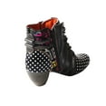 thumbnail image 2 of TMA EYES Polka Dot Leather Women Boots with Moccasin Hand Stitching, 2 of 6