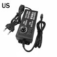 thumbnail image 1 of Adaptador de corriente ajustable de 3-12 V 5 A CA a CC Fuente de alimentación de voltaje variable con cable, enchufe de EE. UU. Advancent EL5091-01B, 1 of 2