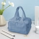 thumbnail image 5 of Neceser organizador impermeable de gran capacidad ZJT250123733 | Neceser portátil de viaje para maquillaje para mujer | Estuche de cosméticos portátil con múltiples compartimentos | Azul, ros, 5 of 5