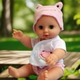 thumbnail image 6 of Pyaiiner Voice Vinyl Baby Doll Blinking Talking Simulation Soft Vinyl Baby Toy Sleeping Pacifying Kindergarten Early Learning Toys 11Inch, 6 of 6