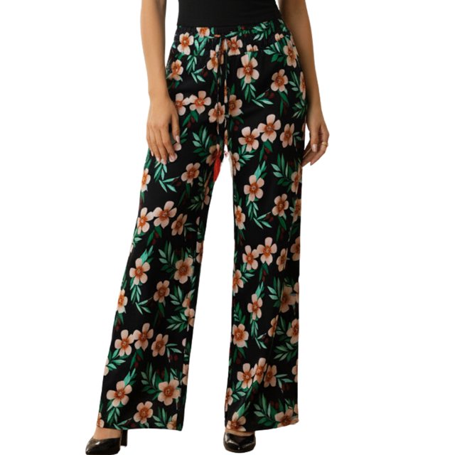 PANTALONES RELAJADOS PARA MUJER DE DISEÑO UNICO WIDE LEGS DE CINTURA ALTA