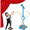 thumbnail image 1 of Blue Kids Karaoke Microphone - Singing Toy with Echo, 1 of 7