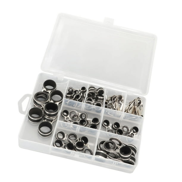 Lure Fishing Rod Guide Rings,55Pcs Fishing Rod Guides Stainless