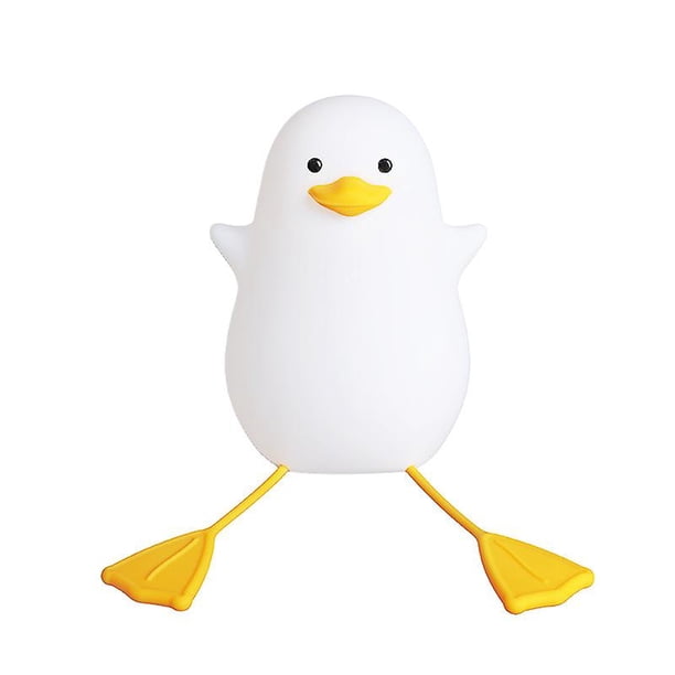 Cute Duck Night Light Soft Eye Protection Night Light con sensor táctil (q)