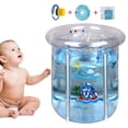 thumbnail image 4 of Bañera Inflable para Bebés Baoblaze con Bomba de Aire Y antideslizante, 4 of 8