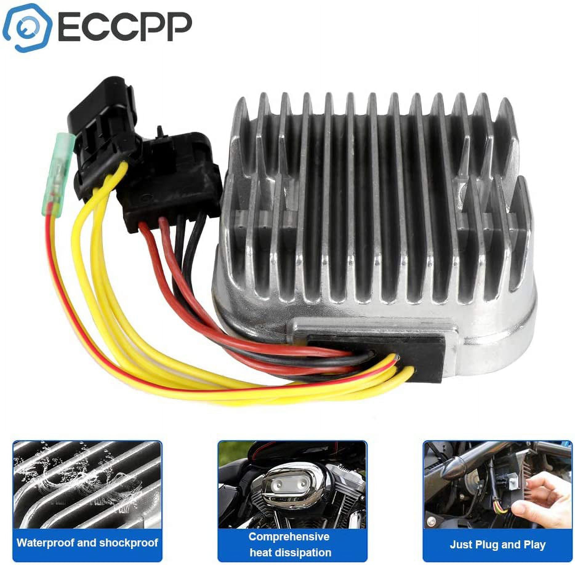 ECCPP Spannungsregler Gleichrichter Für Polaris Ranger 500/700/XP/RZR 800 & Sportsman Modelle (2007-2010)