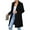 Black, variant on PRETTYGARDEN Women's 2025 Spring Fall Long Blazer Jackets Long Sleeve Lapel Pockets Loose Fit Work Casual Blazers Outerwear