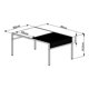 thumbnail image 4 of Mesa de Centro Kessa Muebles Everman Negro, 4 of 6