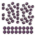thumbnail image 1 of Unique Bargains 6mm Bicone Glass Beads, Small Faceted Bicone Crystal Beads Charm, Purple 450Pack, 1 of 6