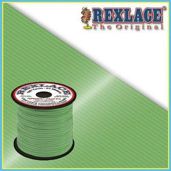 Glow in the Dark Green Plastic Rexlace 100 Yards