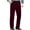 Wine, variant on Wancir Cotton Men's Velvet Dress Pants Soft Comfortable Classic Fit Durable Winter Warm Formal Trousers Stylish Business