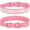 Pink, variant on Hent Rhinestone Dog Collar, suitable for small and medium-sized dogs. Bling diamond luxury crystal high-value pet collar for small and medium dogs and cats.